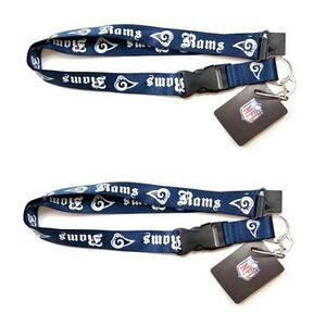 Los Angeles Rams NFL Old English Lanyard 2 Pack